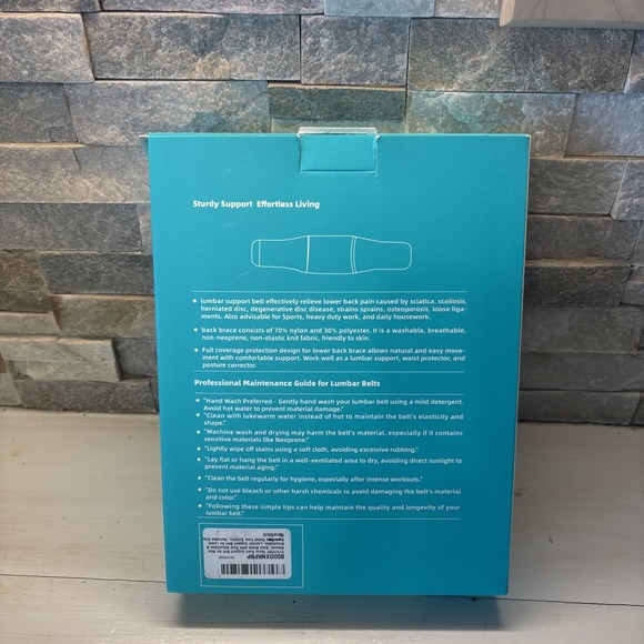 SYXUPAP Back Braces for Lower Back Pain Women and Men, Size X-LARGE - Picture 8 of 8